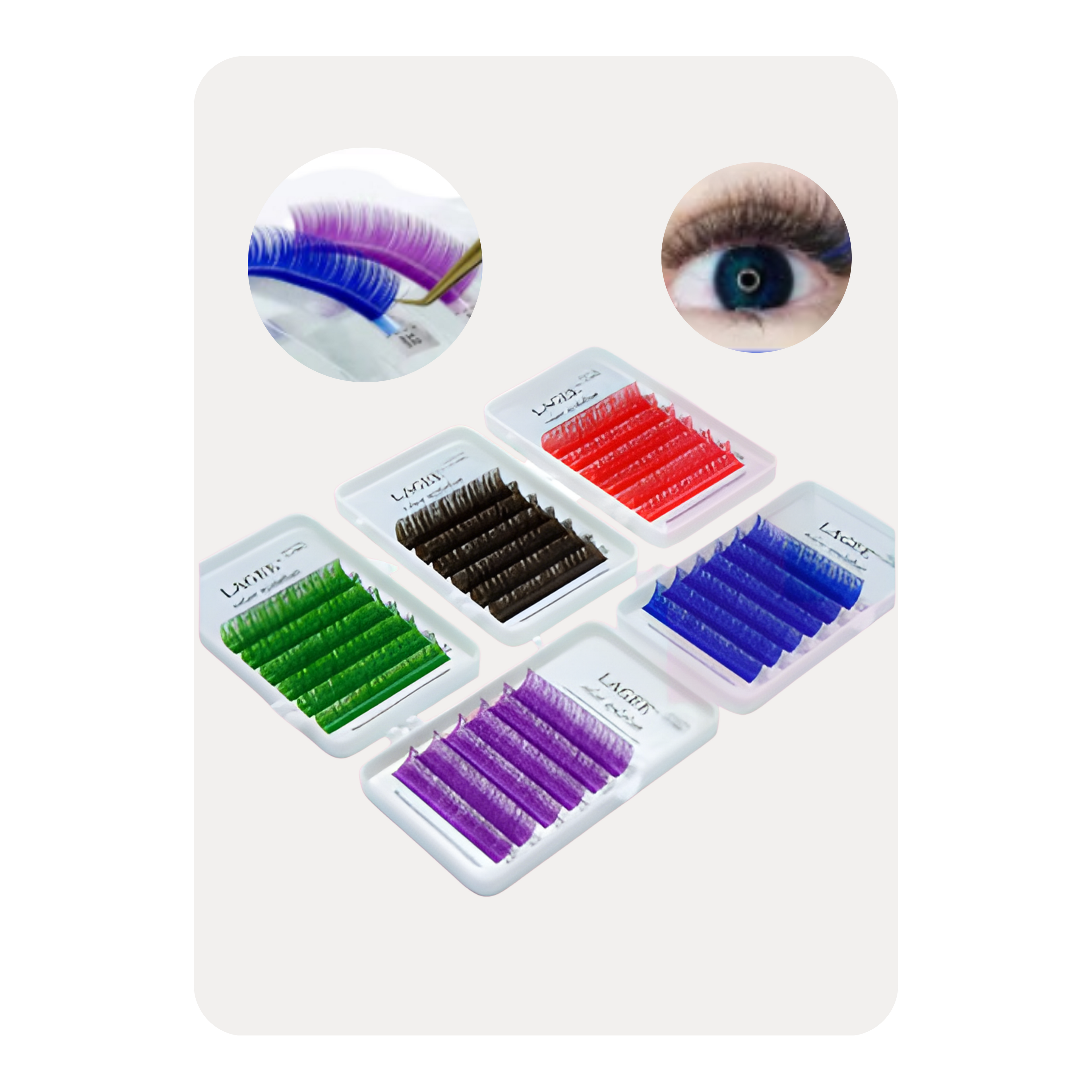 EXTENSIONES POR TALLA COLORES (0.07MM)